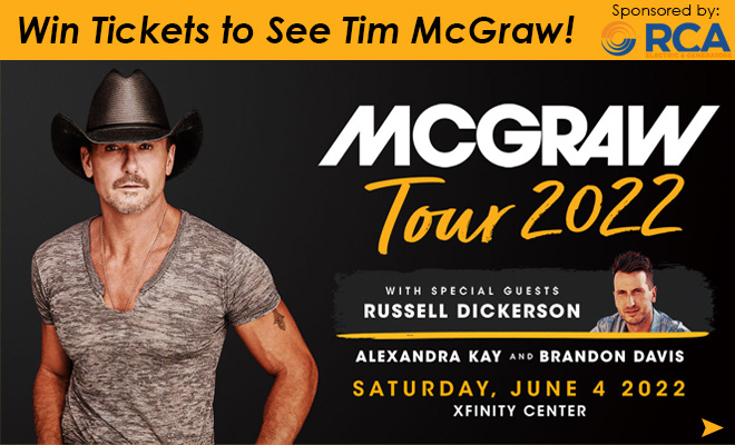 Win Tickets to See Tim McGraw at the Xfinity Center!