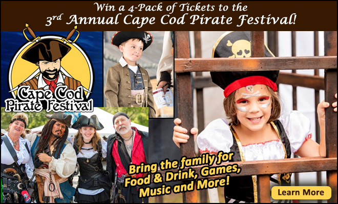 Win a 4 Pack of Tickets to The Cape Cod Pirate Fest!