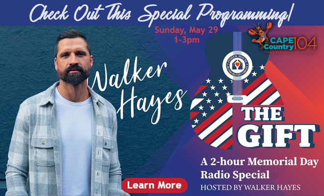 The Gift Hosted by Walker Hayes 5/29 1pm-3pm
