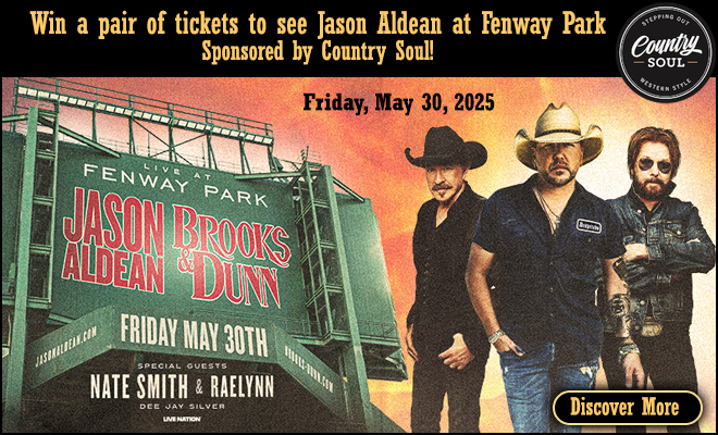 Win a pair of tickets to see Jason Aldean at Fenway Park Sponsored by Country Soul!by Country Soul!
