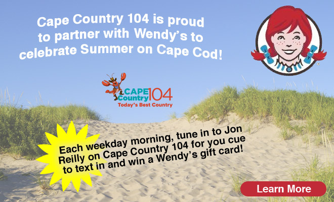 Cape Country 104 is proud to partner with Wendy’s to celebrate summer on Cape Cod!