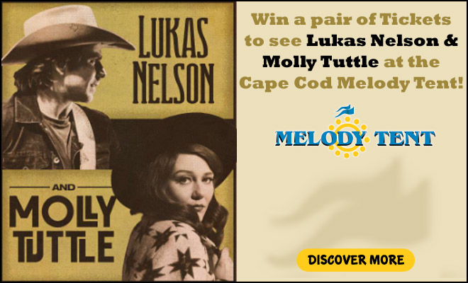 Win a pair of tickets to see Lukas Nelson & Molly Tuttle at the Cape Cod Melody Tent!