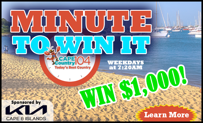 Cape Country 104’s “Minute to Win It” – Sponsored by Cape & Islands Kia