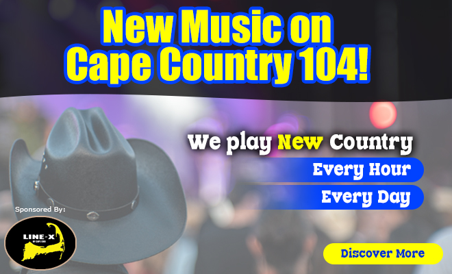 Cape Country 104’s New Music Sponsorship Sponsored by Line-X of Cape Cod