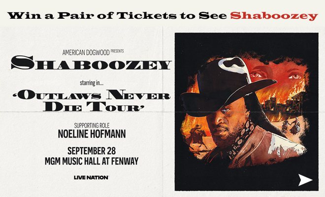 Win a pair of tickets to see Shaboozey at MGM Music Hall at Fenway!